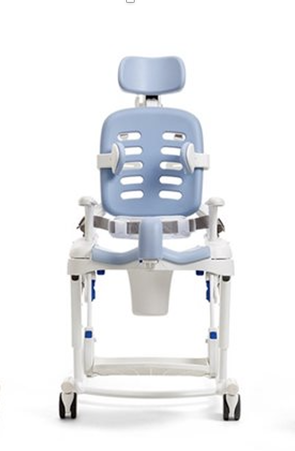 כיסא רחצה ושירותים עם מנגנונים מיוחדים לילדים