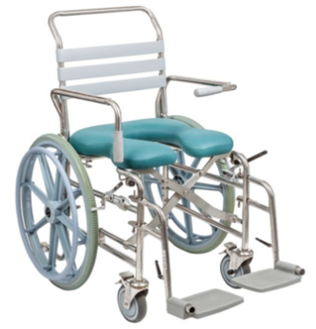 כיסא רחצה ושירותים הנעה עצמית