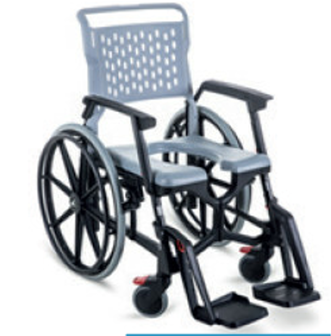 כיסא רחצה ושירותים הנעה עצמית